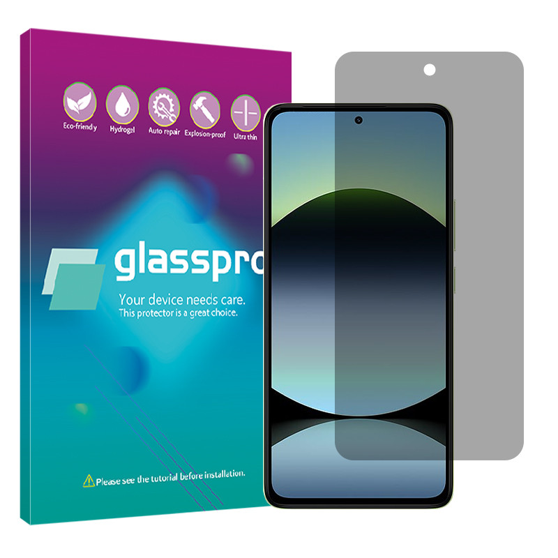 محافظ صفحه نمایش حریم شخصی گلس پرو مدل Resistant مناسب برای گوشی موبایل شیائومی Redmi Note 14 4G