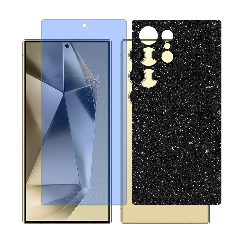 محافظ صفحه نمایش مات آنتی بلو گلس مدل Together مناسب برای گوشی موبایل سامسونگ Galaxy S24 Ultra به همراه برچسب پوششی