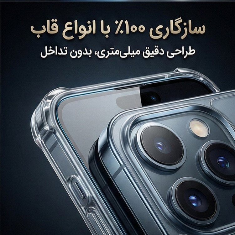 محافظ صفحه نمایش ال کا جی مدل EDGLSTW-LK مناسب برای گوشی موبایل اپل iPhone 13 بسته ۲ عددی