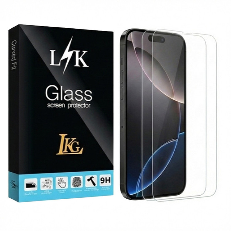 محافظ صفحه نمایش ال کا جی مدل EDGLSTW-LK مناسب برای گوشی موبایل اپل iPhone 13 بسته ۲ عددی