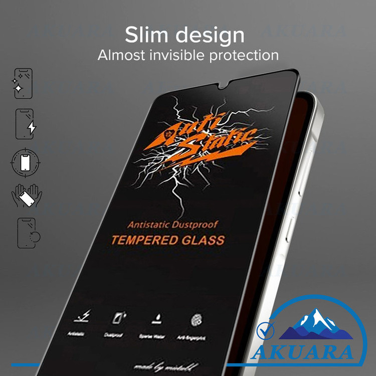 محافظ صفحه نمایش آنتیاستاتیک آکوآرا مدل Antistatic AKU مناسب برای گوشی موبایل سامسونگ Galaxy A04s / A23 5G مجموعه سه عددی