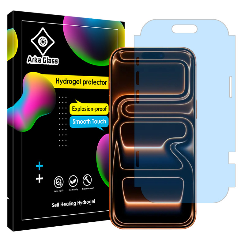 محافظ صفحه نمایش مات ضداشعه آبی آرکا گلس مدل Tough مناسب برای گوشی موبایل اپل iPhone 17 Pro