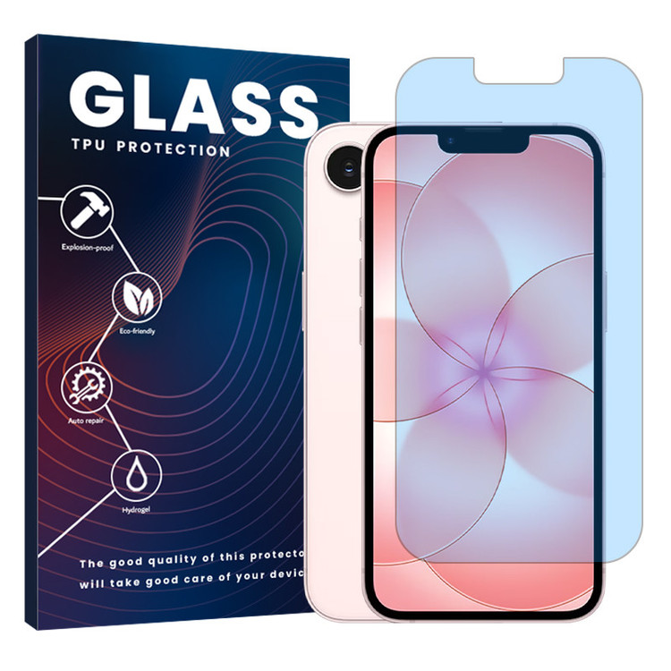 محافظ صفحه نمایش مات آنتی بلو گلس مدل هیدروژلی مناسب برای گوشی موبایل اپل iPhone 17e