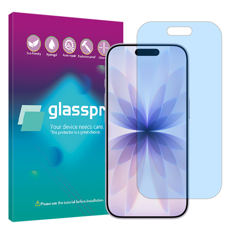 محافظ صفحه نمایش گلس پرو مدل مات ضد اشعه آبی مناسب برای گوشی موبایل اپل iPhone 17