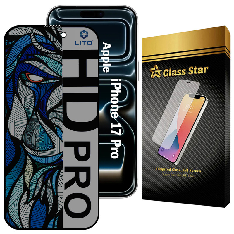 محافظ صفحه نمایش گلس استار مدل LITOPRVG مناسب برای گوشی موبایل اپل iPhone 17 Pro