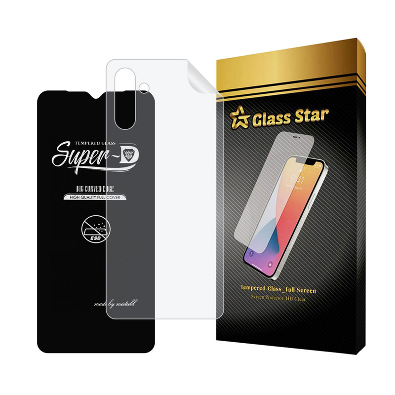 محافظ صفحه نمایش گلس استار مدل SUPNABKGS مناسب برای گوشی موبایل سامسونگ Galaxy A04s / Galaxy A13 5G به همراه محافظ پشت گوشی