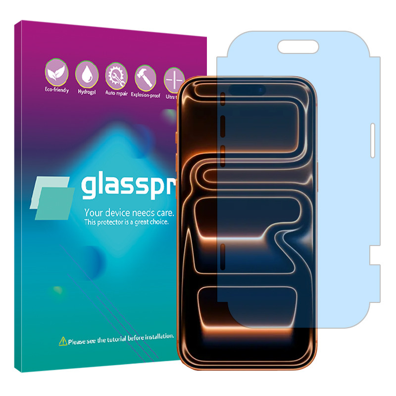 محافظ صفحه نمایش مات آنتی بلو گلس پرو مدل Resistant مناسب برای گوشی موبایل اپل iPhone 17 Pro