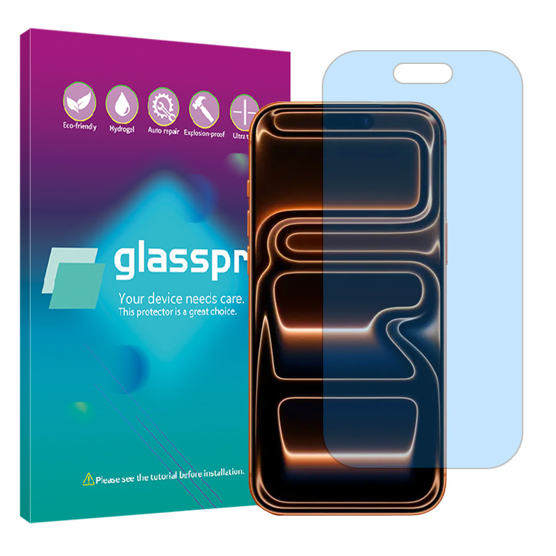 محافظ صفحه نمایش مات آنتی بلو گلس پرو مدل Resistant مناسب برای گوشی موبایل اپل iPhone 17 Pro