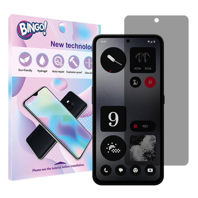 محافظ صفحه نمایش پرایوسی بینگو مدل Tough مناسب برای گوشی موبایل ناتینگ CMF Phone 1
