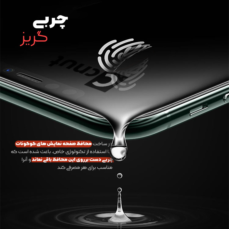 محافظ صفحه نمایش شیشه ای کوکونات مدل mnk FLGL مناسب برای گوشی موبایل سامسونگ Galaxy S23 Ultra