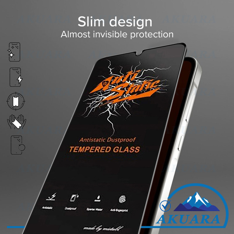 محافظ صفحه نمایش آکوآرا مدل Antistatic AKU مناسب برای گوشی موبایل سامسونگ Galaxy A04s / A23 5G مجموعه دو عددی