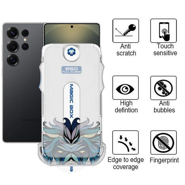 محافظ صفحه نمایش اپیکوی مدل Lion ESD Easy Install مناسب برای گوشی موبایل سامسونگ Galaxy S25 Ultra به همراه کیت نصب