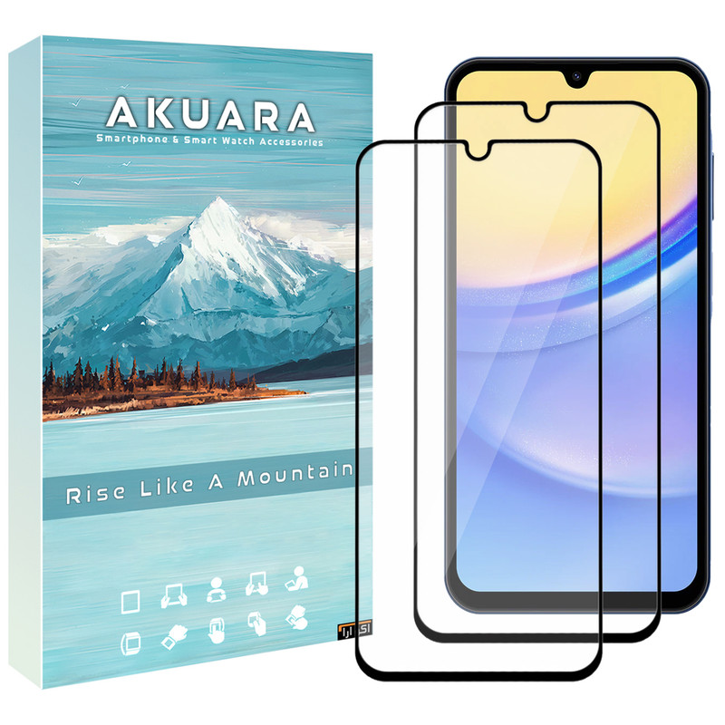 محافظ صفحه نمایش آکوآرا مدل Full AKU مناسب برای گوشی موبایل سامسونگ Galaxy A04s / A23 5G / A12s مجموعه دو عددی