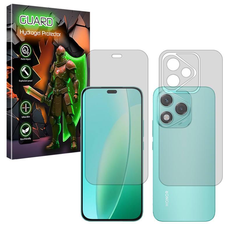 محافظ صفحه نمایش شفاف گارد مدل Tough مناسب برای گوشی موبایل آنر 400 Lite به همراه محافظ پشت گوشی