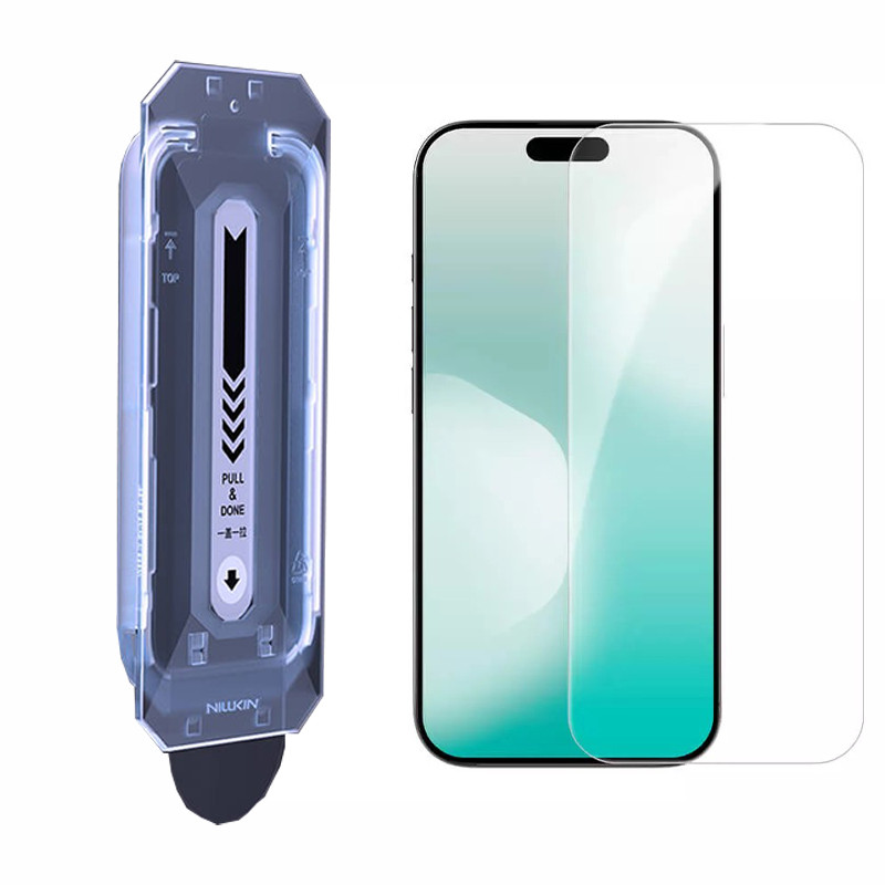 محافظ صفحه نمایش نیلکین مدل H Plus Pro Anti Reflex مناسب برای گوشی موبایل اپل iPhone 17 Pro به همراه کیت نصب