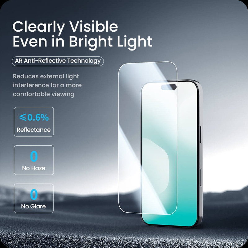 محافظ صفحه نمایش نیلکین مدل H Plus Pro Anti Reflex مناسب برای گوشی موبایل اپل iPhone 17 Pro به همراه کیت نصب