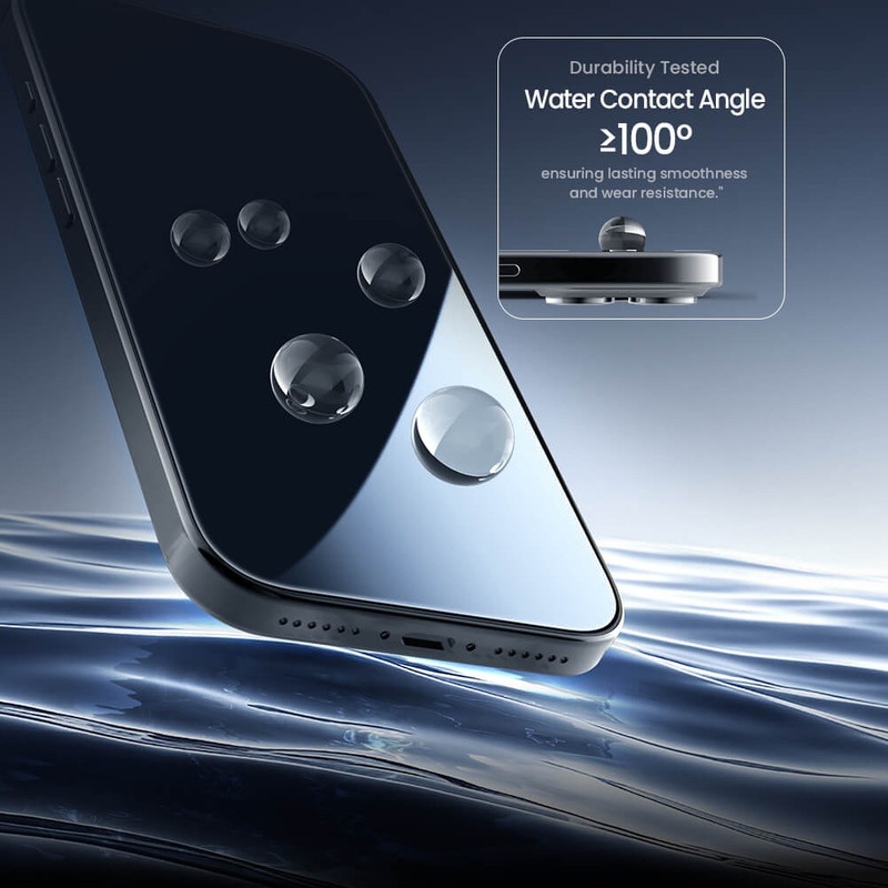 محافظ صفحه نمایش نیلکین مدل H Plus Pro Anti Reflex مناسب برای گوشی موبایل اپل iPhone 17 Pro به همراه کیت نصب