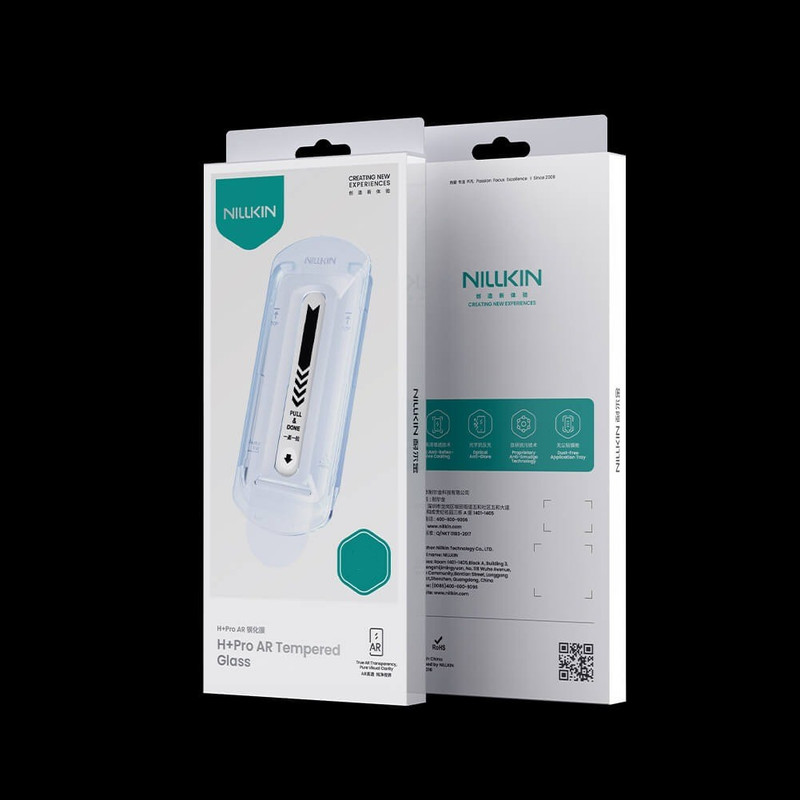 محافظ صفحه نمایش نیلکین مدل H Plus Pro Anti Reflex مناسب برای گوشی موبایل اپل iPhone 17 Pro به همراه کیت نصب