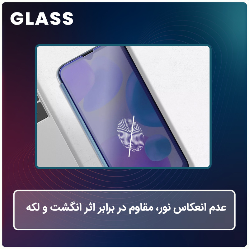 محافظ صفحه نمایش مات آنتی بلو گلس مدل Resistant مناسب برای گوشی موبایل وان پلاس 13s
