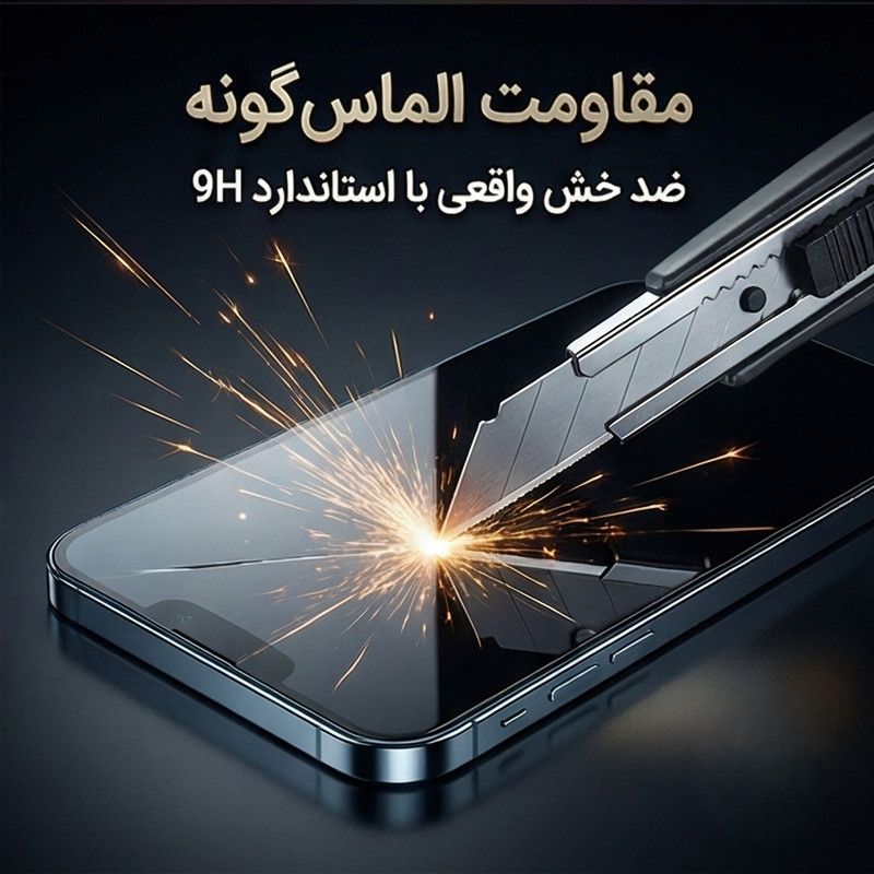 محافظ صفحه نمایش ال کا جی مدل EDGLSTW-LK مناسب برای گوشی موبایل اپل iPhone 13 Pro Max بسته ۲ عددی