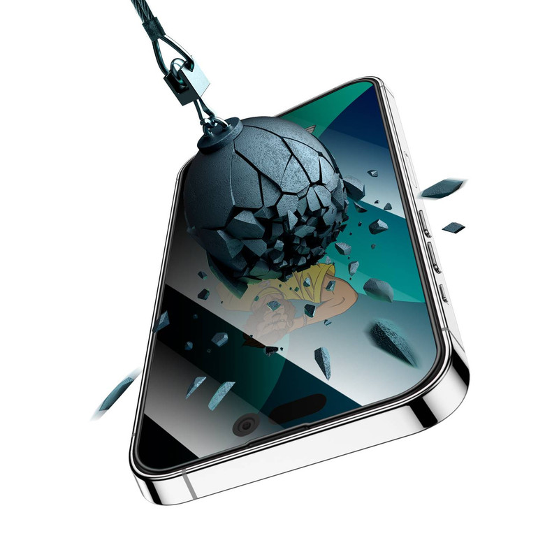 محافظ صفحه نمایش حریم شخصی گرین مدل Silicone Privacy-HD Plus مناسب برای گوشی موبایل اپل iPhone 14