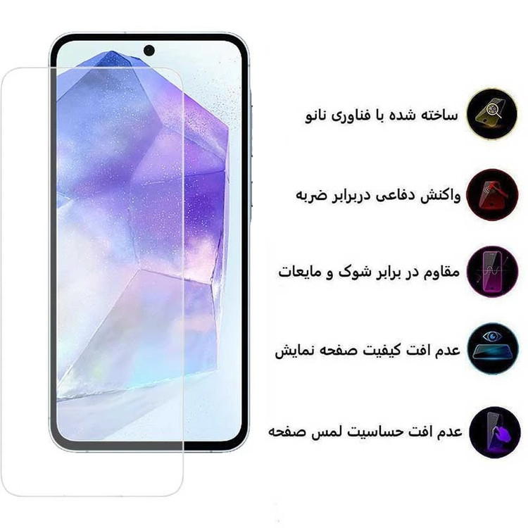 محافظ صفحه نمایش اپیکوی مدل Clear Pro مناسب برای گوشی موبایل سامسونگ Galaxy A56/A36/S24 FE