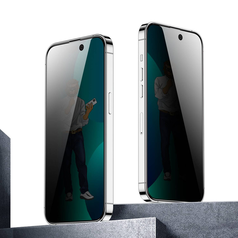 محافظ صفحه نمایش حریم شخصی گرین مدل Steve Privacy مناسب برای گوشی موبایل اپل iPhone 14 Plus