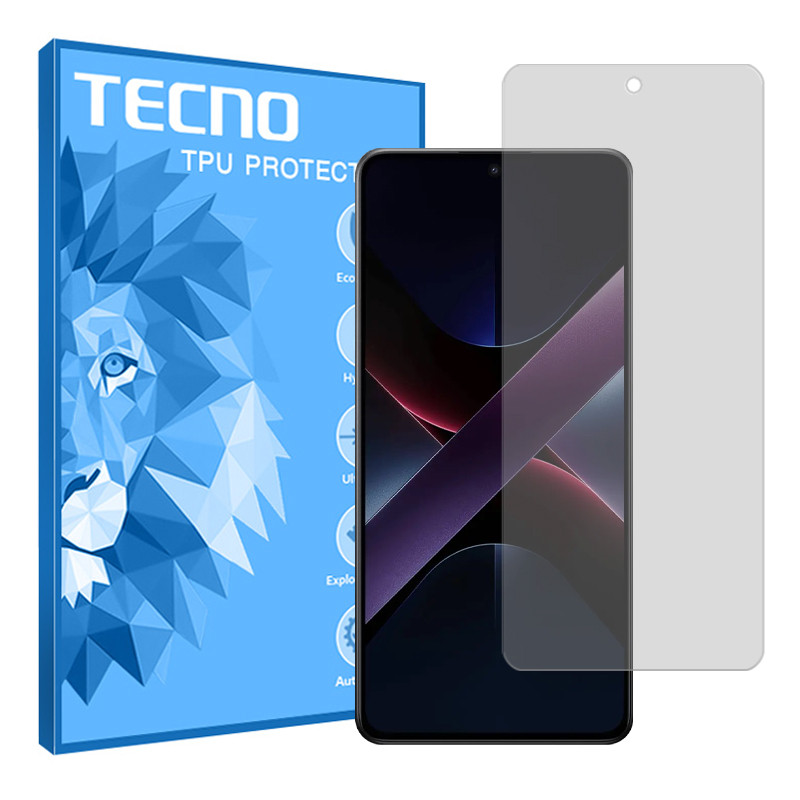محافظ صفحه نمایش شفاف تکنو مدل Resistant‌ مناسب برای گوشی موبایل شیائومی Poco X7 Pro