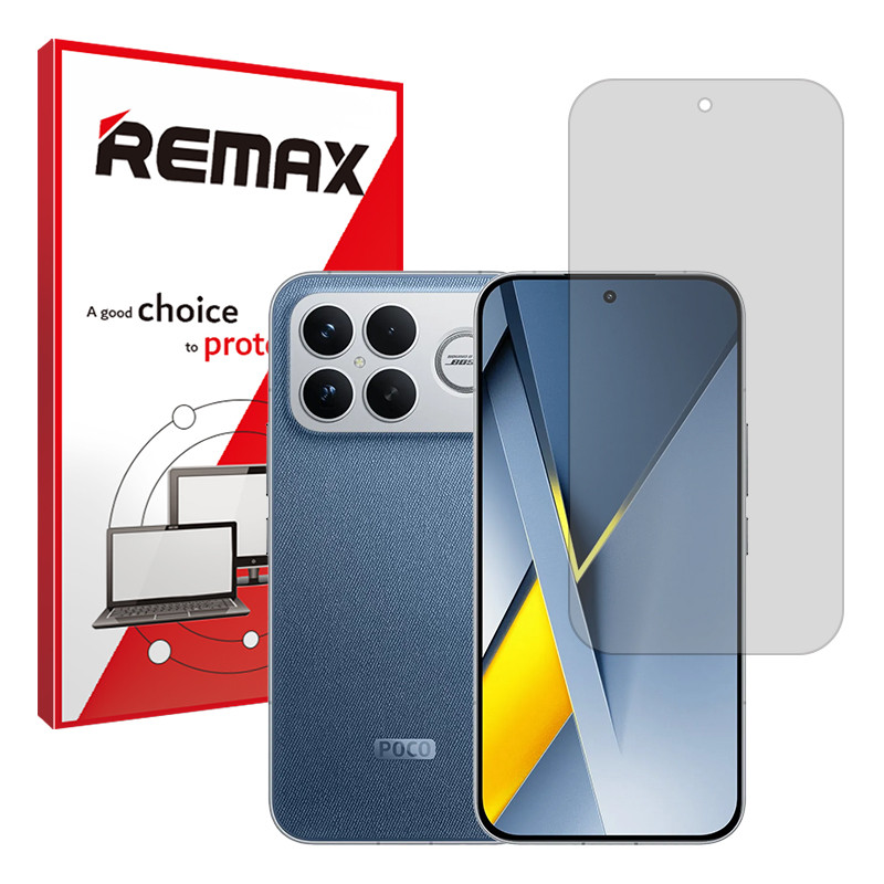 محافظ صفحه نمایش شفاف ریمکس مدل Resistant مناسب برای گوشی موبایل شیائومی Poco F8 Ultra