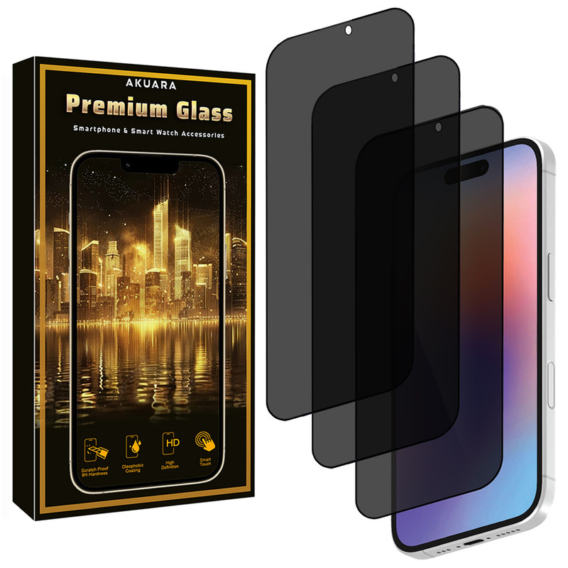 محافظ صفحه نمایش آکوآرا مدل Premium PRV3 مناسب برای گوشی موبایل اپل iPhone 17 بسته سه عددی