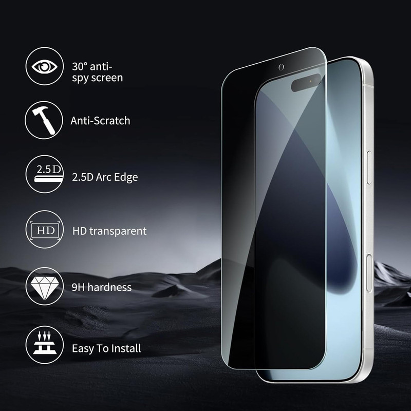 محافظ صفحه نمایش آکوآرا مدل Premium PRV3 مناسب برای گوشی موبایل اپل iPhone 17 بسته سه عددی