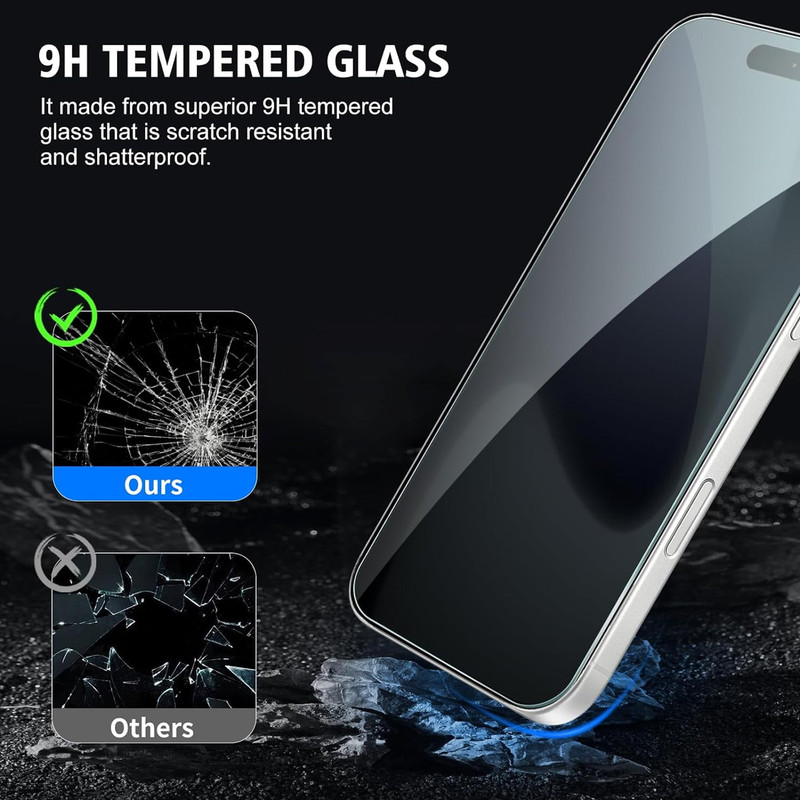 محافظ صفحه نمایش آکوآرا مدل Premium PRV3 مناسب برای گوشی موبایل اپل iPhone 17 بسته سه عددی