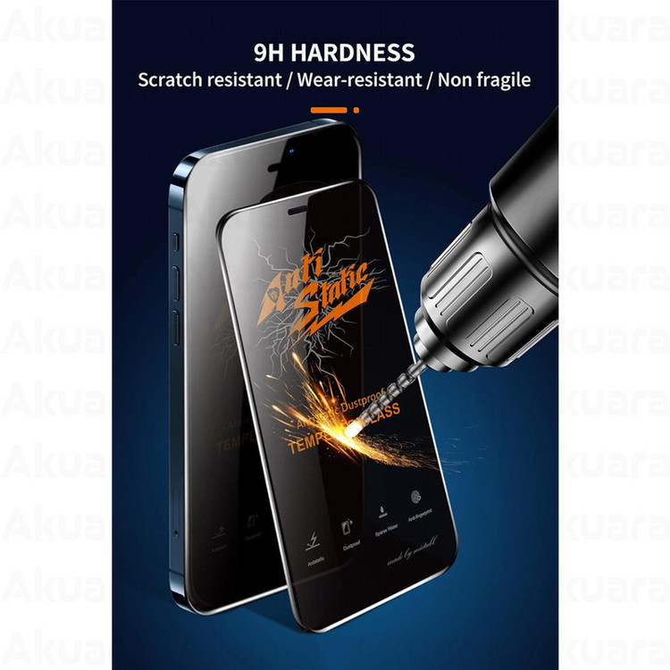 محافظ صفحه نمایش آکوآرا مدل AKU MAS3 مناسب برای گوشی موبایل اپل iPhone 13 Pro Max مجموعه سه عددی