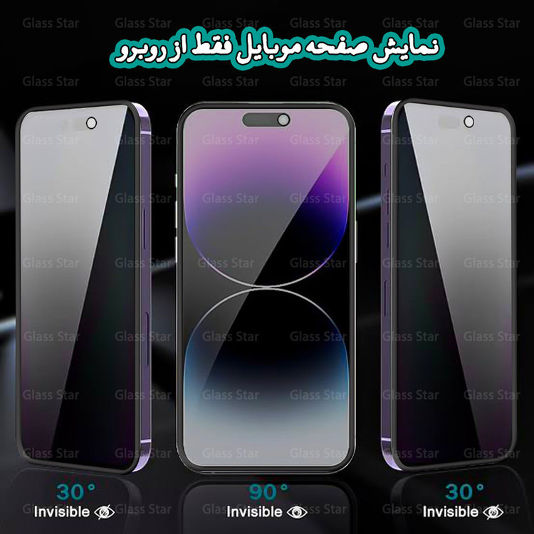 محافظ صفحه نمایش گلس استار مدل LITOSILPG مناسب برای گوشی موبایل اپل iPhone 14 Pro Max