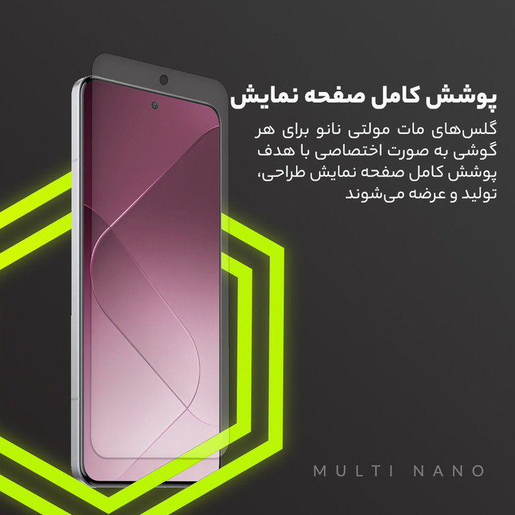محافظ صفحه نمایش مات مولتی نانو مدل X-S2M مناسب برای گوشی موبایل اپل iPhone 13 بسته دو عددی