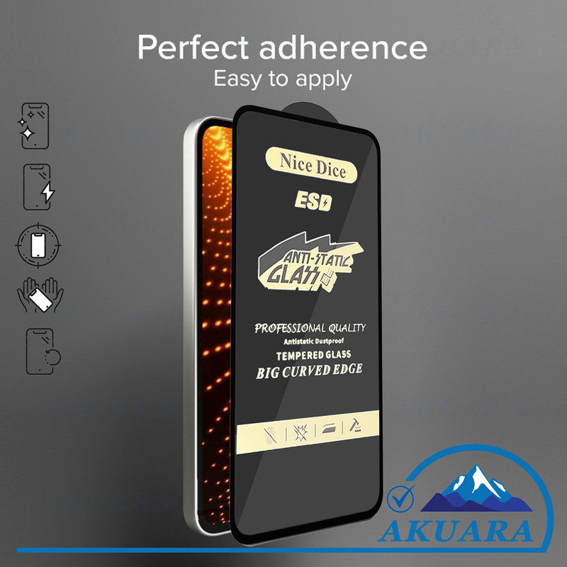 محافظ صفحه نمایش آکوآرا مدل AKU nas3 مناسب برای گوشی موبایل اپل iPhone 13 / 14 مجموعه سه عددی