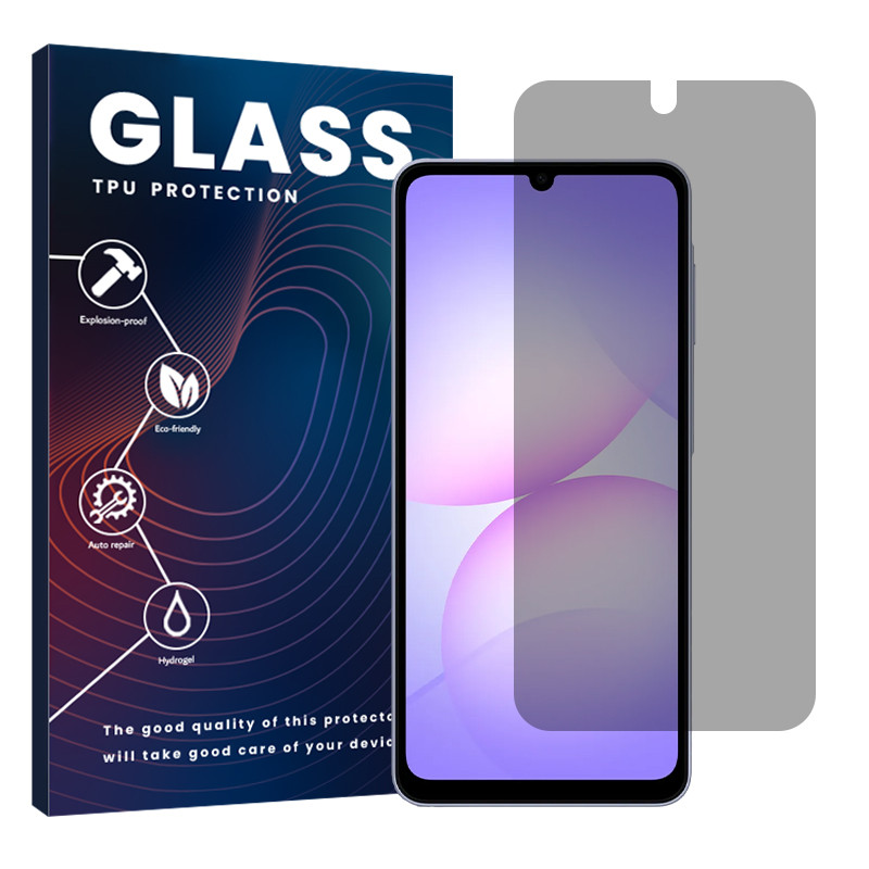 محافظ صفحه نمایش حریم شخصی گلس مدل Resistant مناسب برای گوشی موبایل سامسونگ Galaxy A07