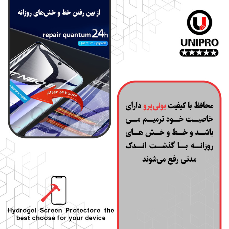 محافظ صفحه نمایش مات یونی پرو مدل Star 5 مناسب برای گوشی موبایل شیائومی Poco M7 4G