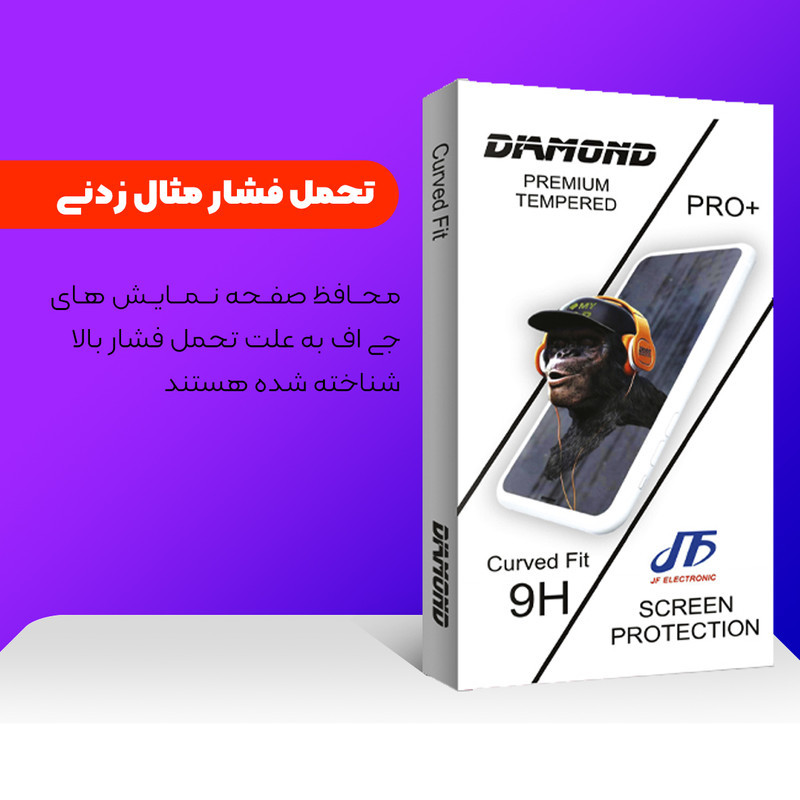 محافظ صفحه نمایش سرامیکی جی اف مدل diamond مناسب برای گوشی موبایل سامسونگ Galaxy S23 Ultra