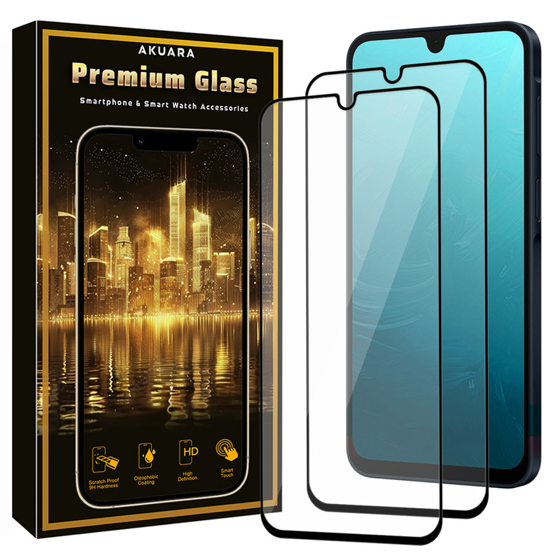 محافظ صفحه نمایش آکوآرا مدل Premium FLL2 مناسب برای گوشی موبایل شیائومی Poco C71 بسته دو عددی