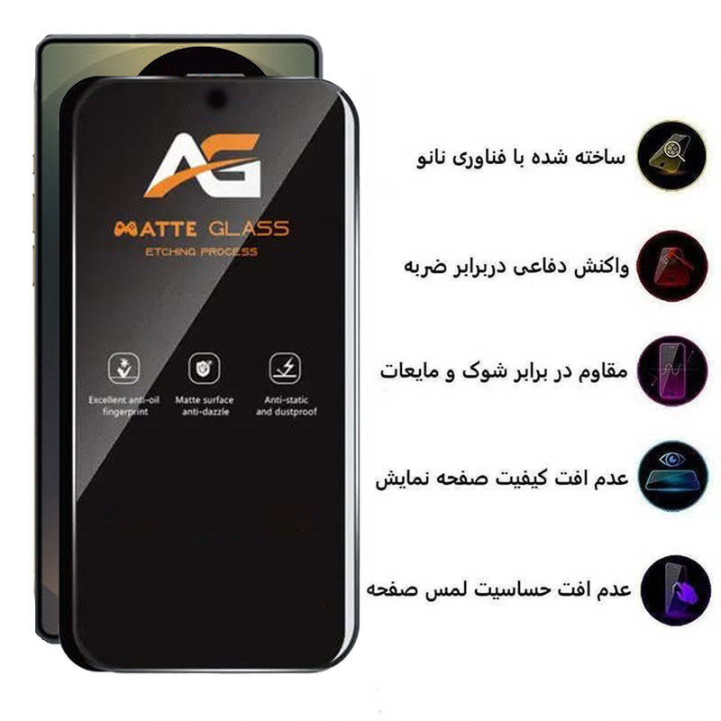 محافظ صفحه نمایش مات اپیکوی مدل AG Matte Etching مناسب برای گوشی موبایل سامسونگ Galaxy S25 Ultra