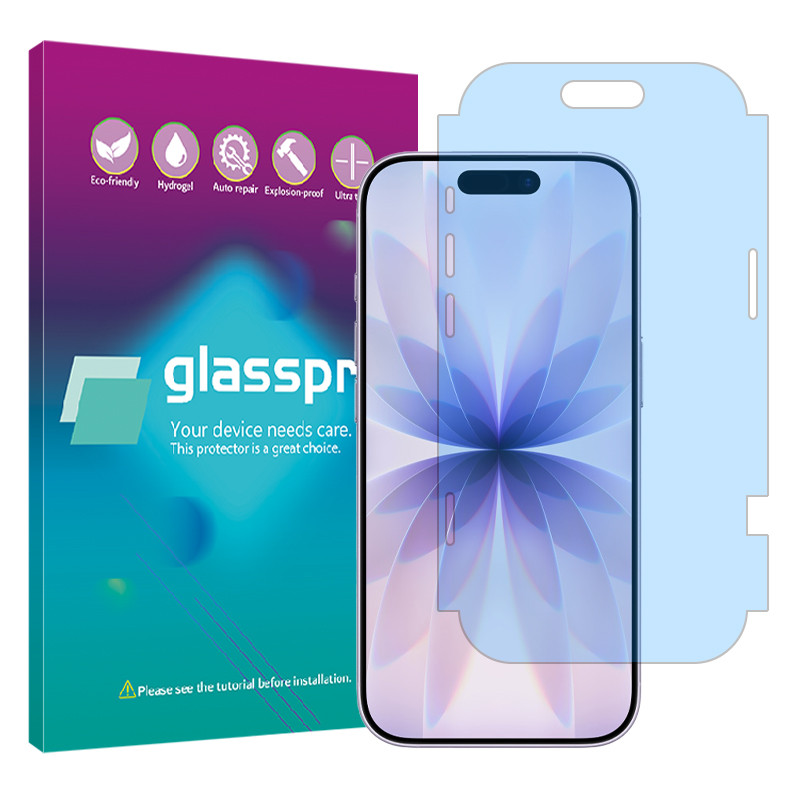 محافظ صفحه نمایش مات ضد اشعه آبی گلس پرو مدل Resistant مناسب برای گوشی موبایل اپل iPhone 17