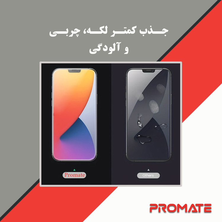 محافظ صفحه نمایش حریم شخصی پرومیت مدل Resistant مناسب برای گوشی موبایل شیائومی Redmi Note 13 Pro Plus