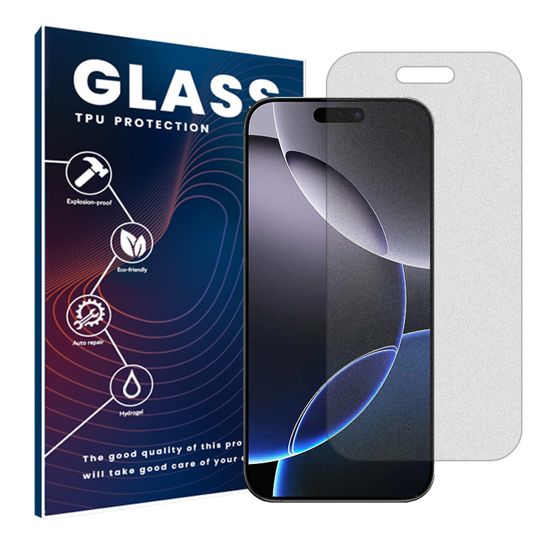 محافظ صفحه نمایش مات گلس مدل Resistant مناسب برای گوشی موبایل اپل iPhone 16 Pro Max