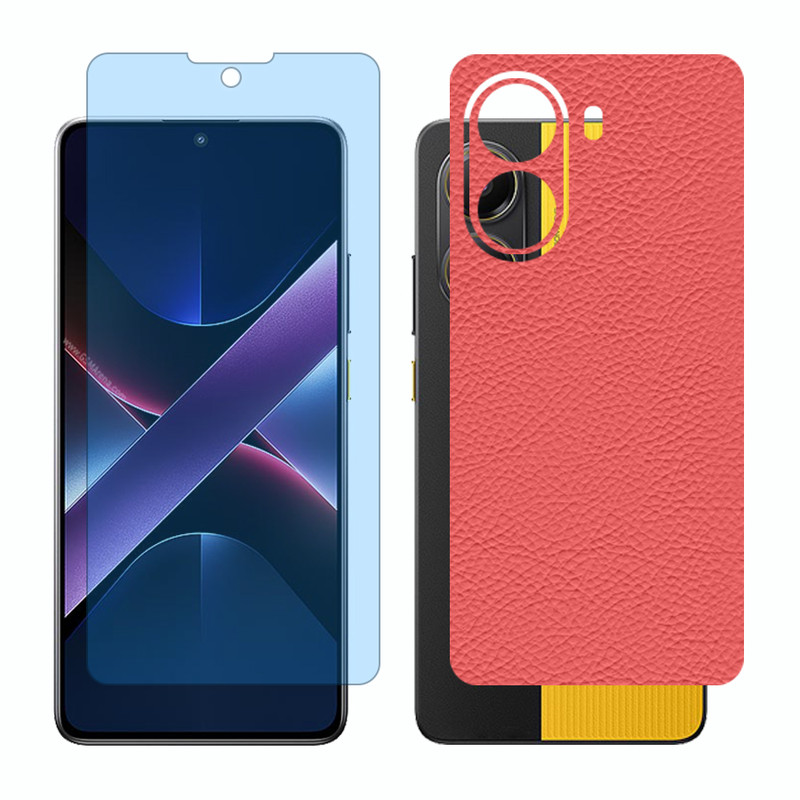 محافظ صفحه نمایش آنتی بلو گلس مدل Together مناسب برای گوشی موبایل شیائومی Poco X7 Pro به همراه برچسب پوششی