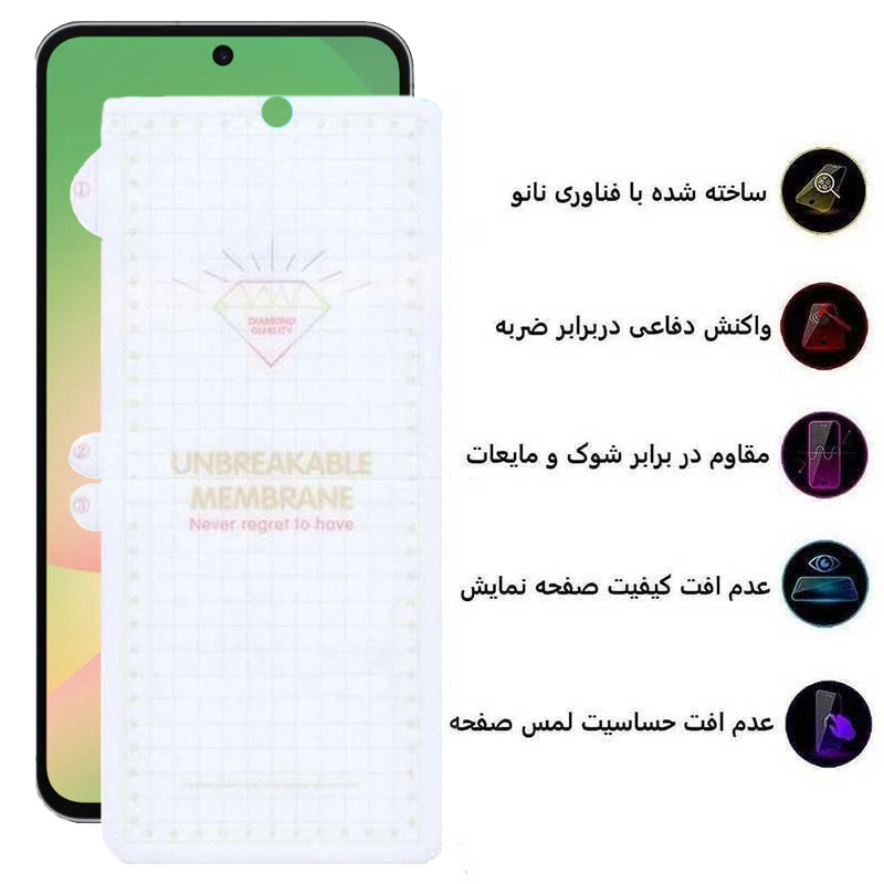 محافظ صفحه نمایش بوف مدل Hydrogel مناسب برای گوشی موبایل سامسونگ Galaxy A56/A36/S24 FE
