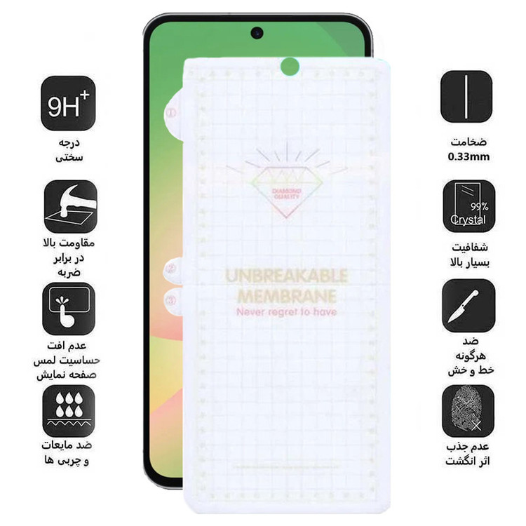 محافظ صفحه نمایش بوف مدل Hydrogel مناسب برای گوشی موبایل سامسونگ Galaxy A56/A36/S24 FE