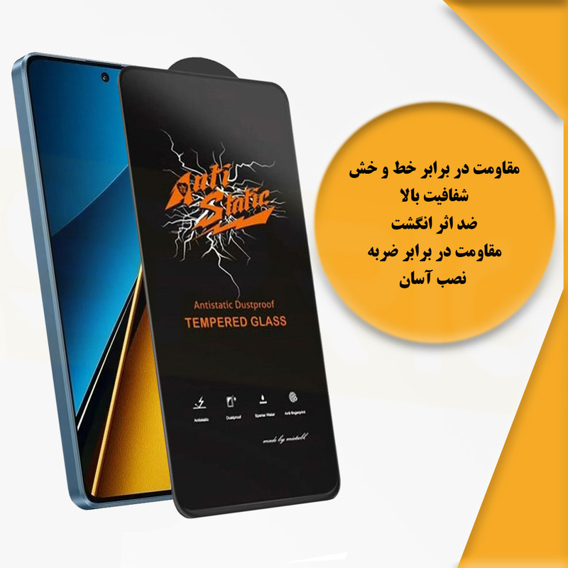 محافظ صفحه نمایش اسپریگ مدل Antistatic_MTB مناسب برای گوشی موبایل شیائومی Poco X7 Pro بسته دو عددی