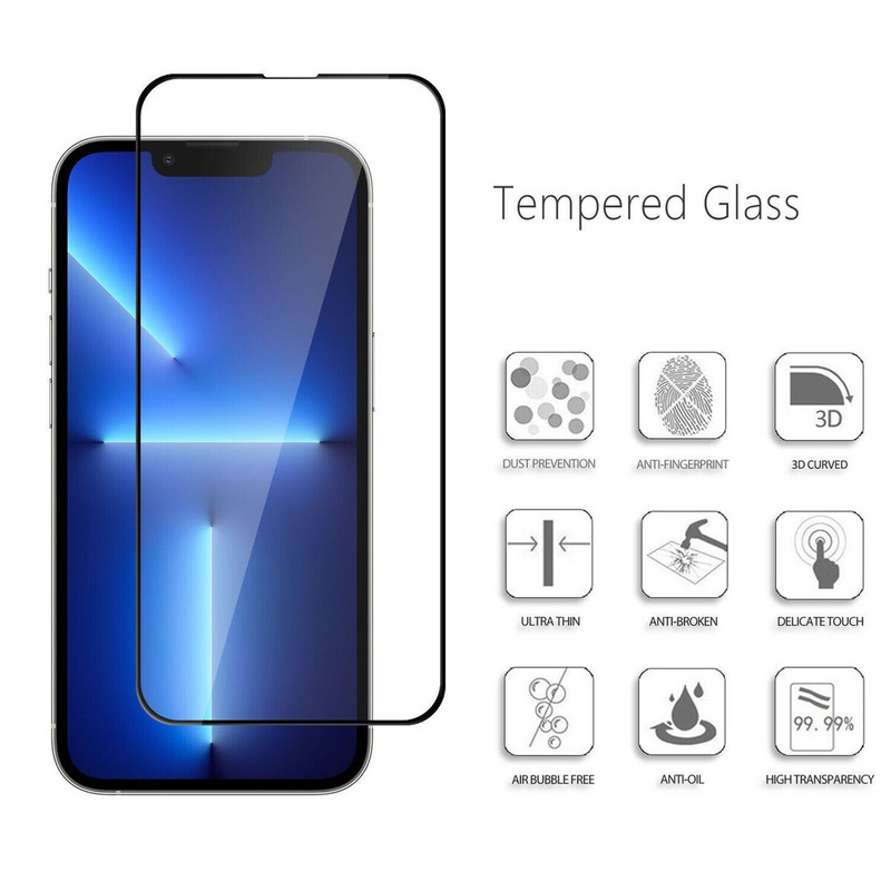 محافظ صفحه نمایش آکوآرا مدل AKU fl3 مناسب برای گوشی موبایل اپل iPhone 13 / 13 Pro / 14 مجموعه سه عددی