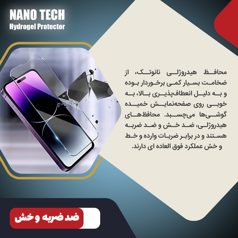 محافظ صفحه نمایش شفاف نانو تک مدل Tough مناسب برای گوشی موبایل آنر 400 Smart